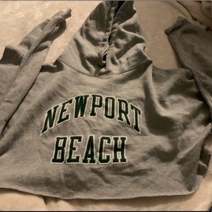 brandy brand new cropped hoodie